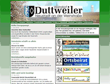 Tablet Screenshot of duttweiler.de